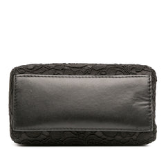 Silk and Lace Crystal Embellished DG Flap Satchel