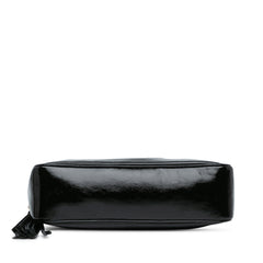 Patent Soho Chain Zip Shoulder Bag