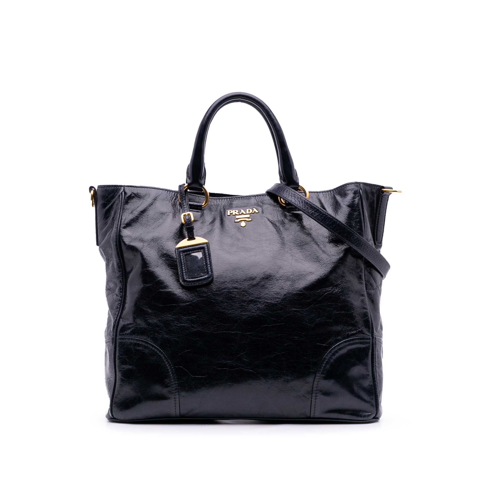 Vitello Shine Open Convertible Tote
