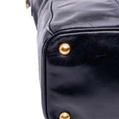Vitello Shine Open Convertible Tote
