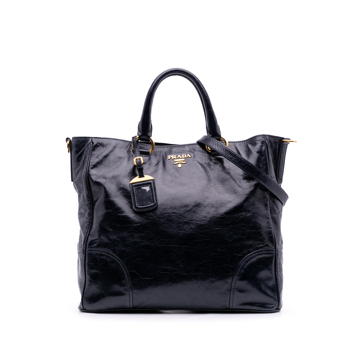 Vitello Shine Open Convertible Tote