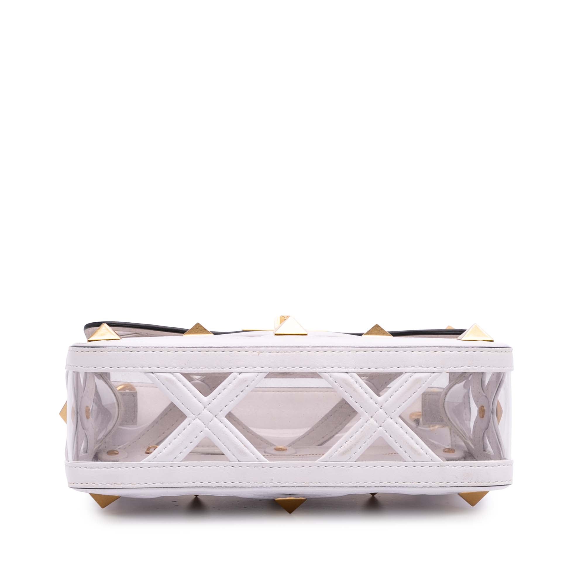 Medium PVC Roman Stud Satchel
