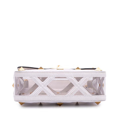 Medium PVC Roman Stud Satchel