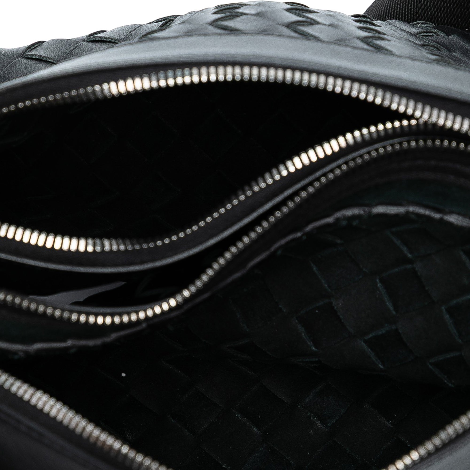 Leather Intrecciato Duo Crossbody