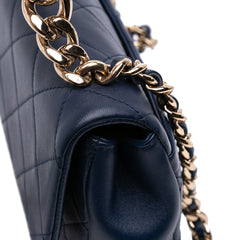 Small Lambskin Elegant Chain Single Flap