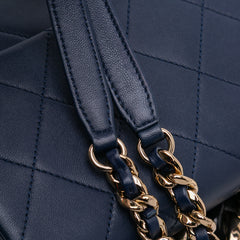 Small Lambskin Elegant Chain Single Flap