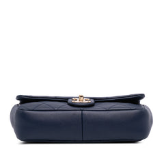 Small Lambskin Elegant Chain Single Flap