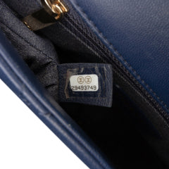 Small Lambskin Elegant Chain Single Flap