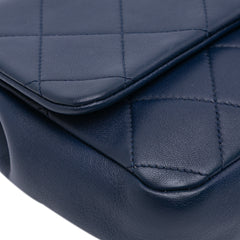 Small Lambskin Elegant Chain Single Flap