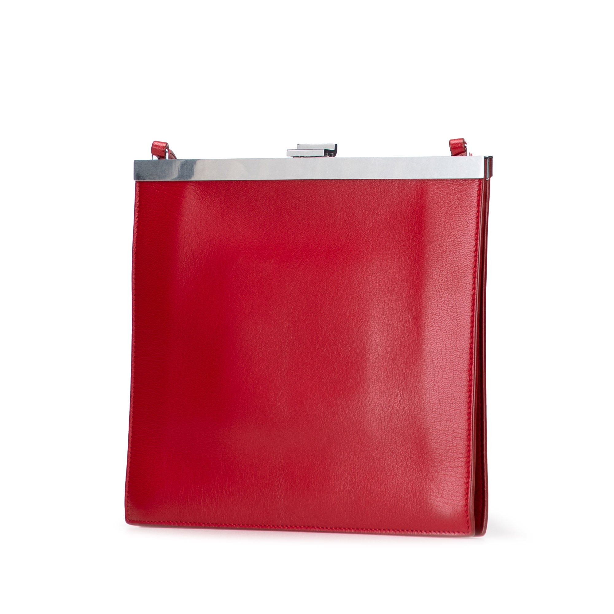 Mini Leather Clasp Crossbody