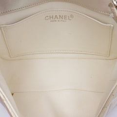 Mini Rectangular Classic Iridescent Lambskin Single Flap