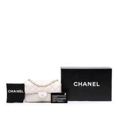 Mini Rectangular Classic Iridescent Lambskin Single Flap