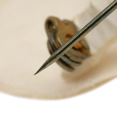 Canvas Camellia Brooch