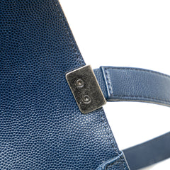 Medium Chevron Caviar Boy Flap
