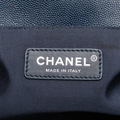 Medium Chevron Caviar Boy Flap