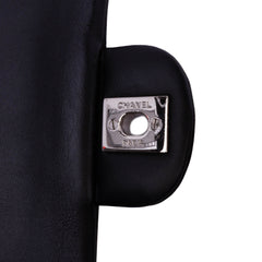 Medium Classic Striped Patent Double Flap