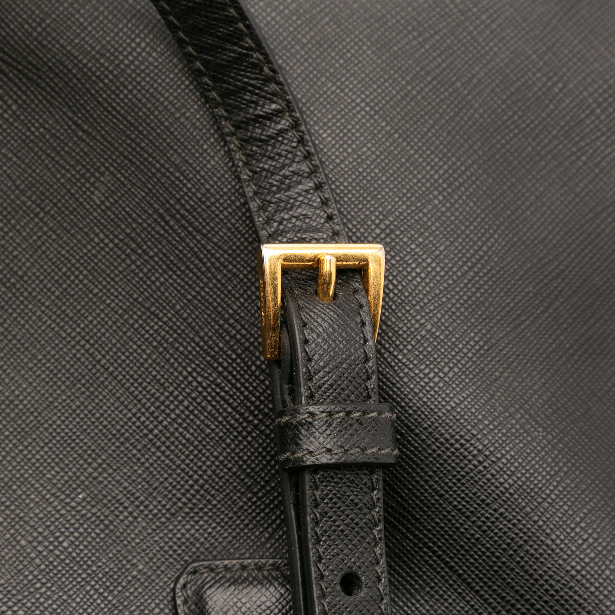 Small Saffiano Lux Galleria Double Zip Satchel