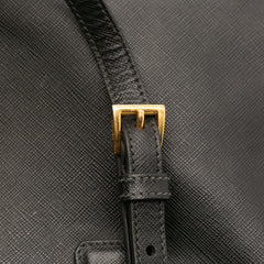 Small Saffiano Lux Galleria Double Zip Satchel