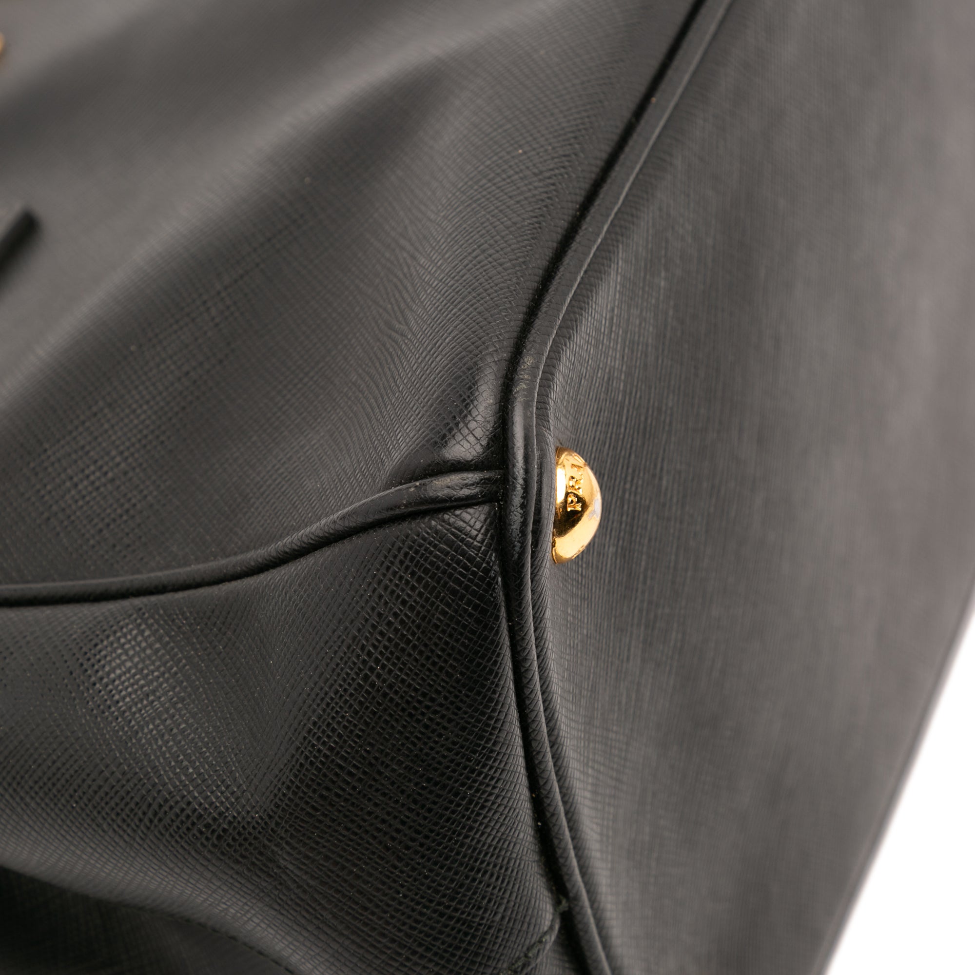 Small Saffiano Lux Galleria Double Zip Satchel
