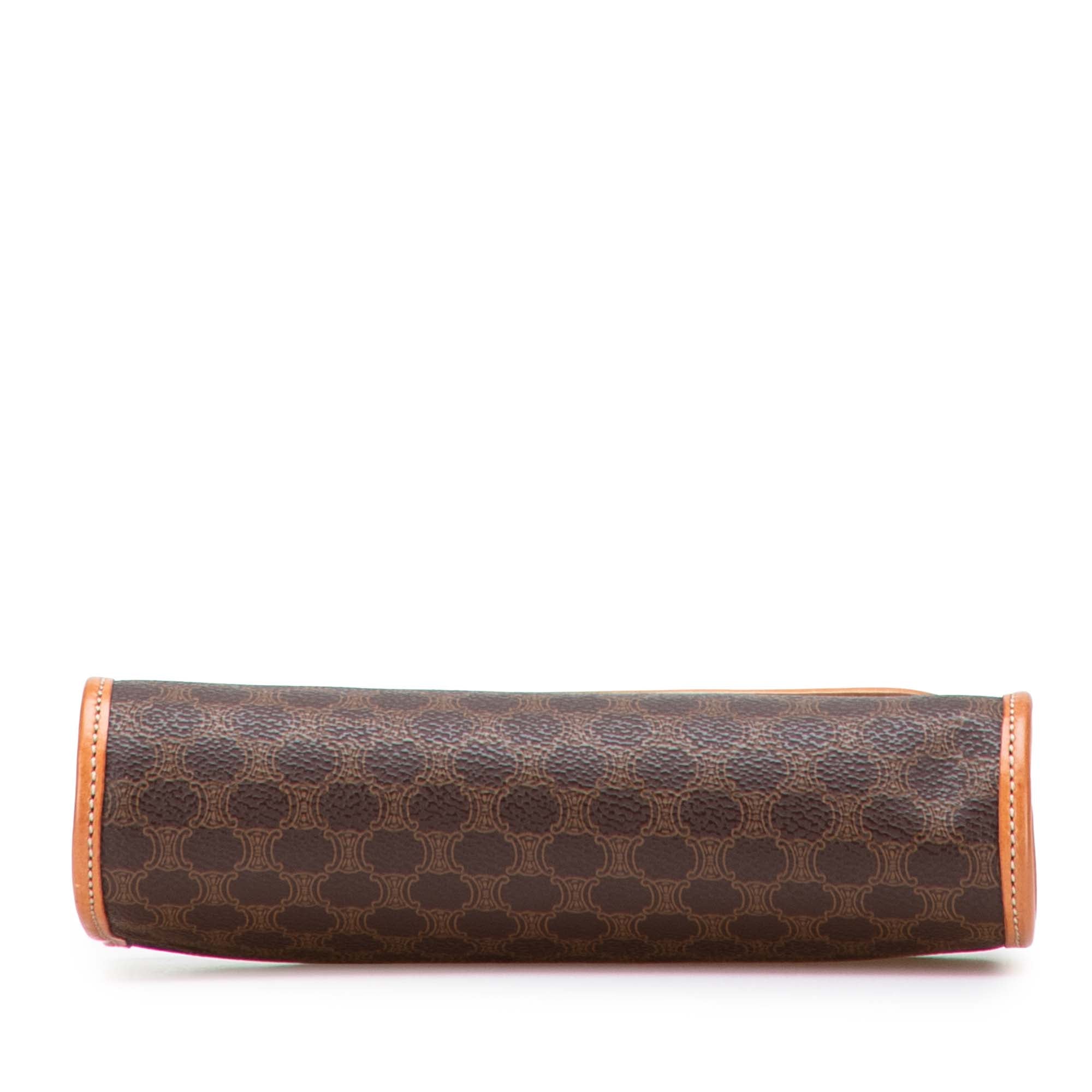 Macadam Coated Canvas Clutch