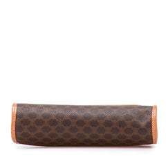 Macadam Coated Canvas Clutch