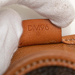 Macadam Coated Canvas Clutch