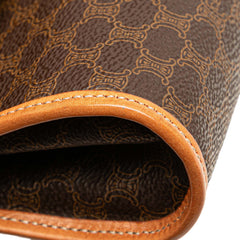 Macadam Coated Canvas Clutch