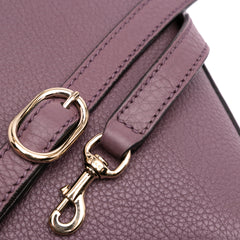 Mini Calfskin Bamboo Shopper Satchel