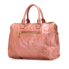 Vitello Shine Satchel
