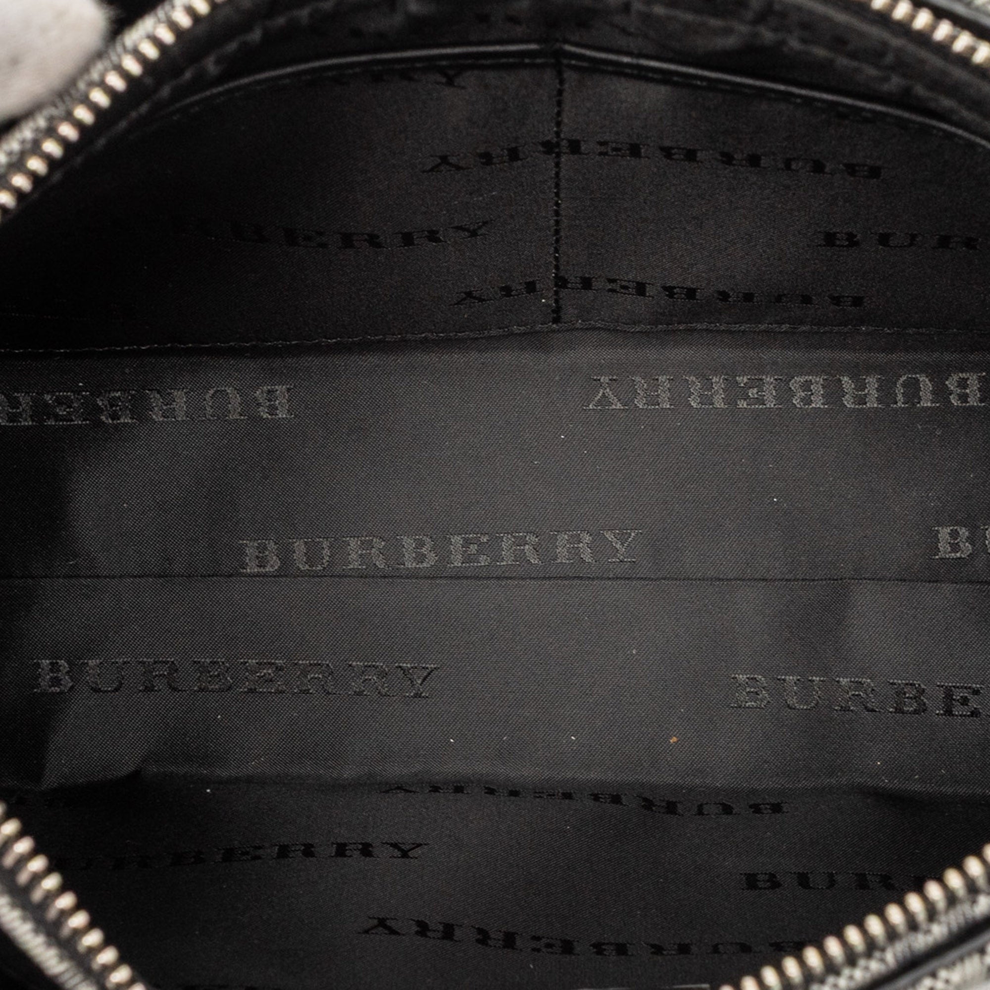 Tonal Check Canvas Shoulder Bag