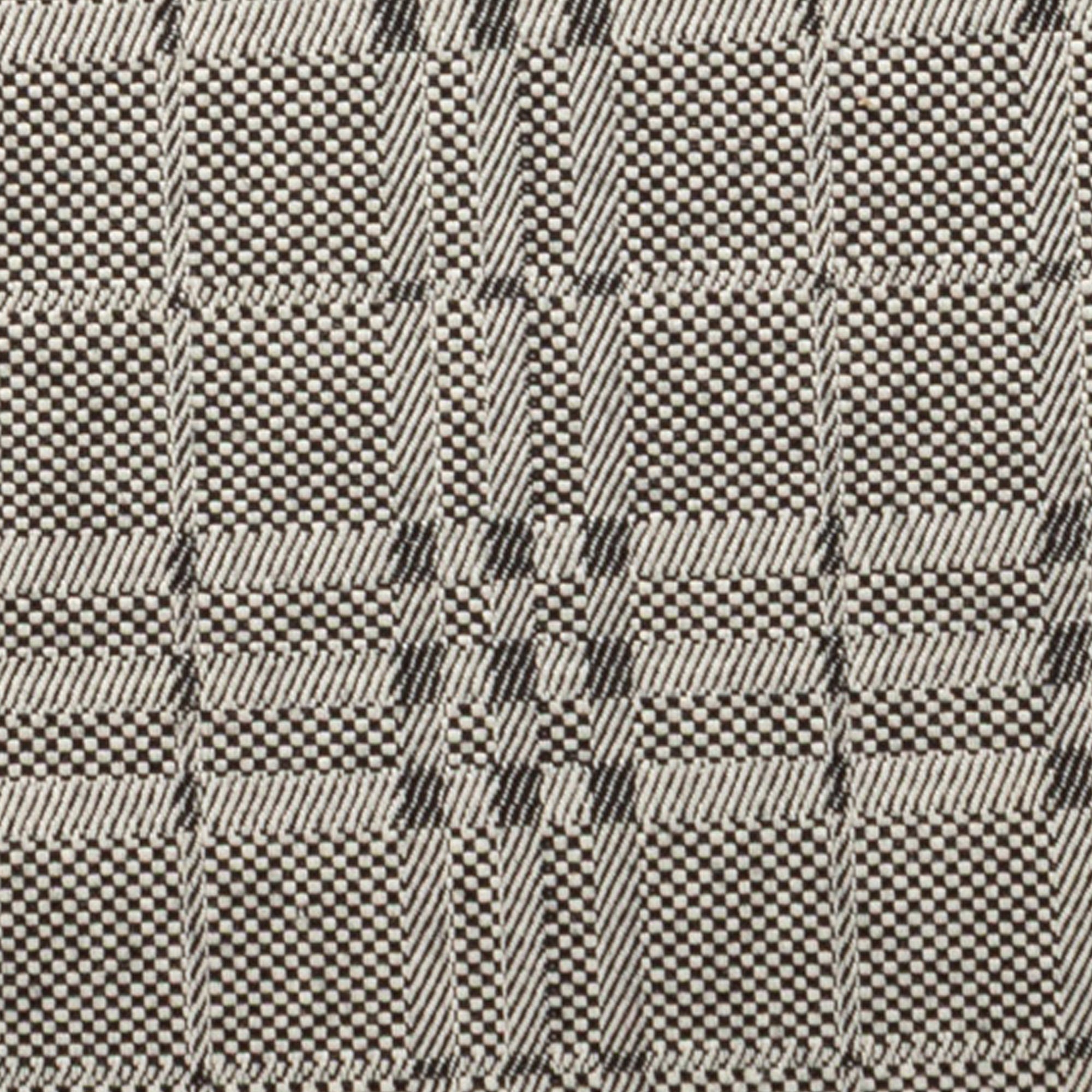 Tonal Check Canvas Shoulder Bag