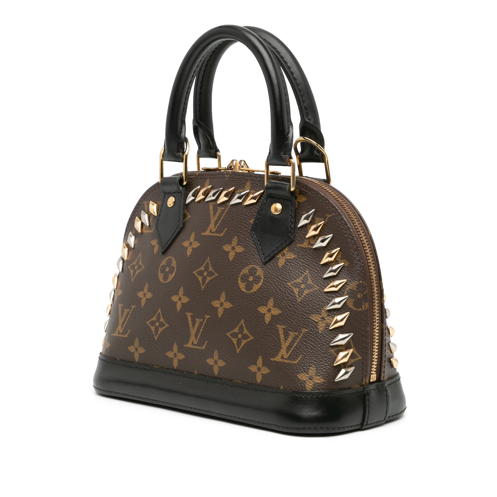 Monogram Macassar Studded Alma BB