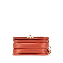 Mini CC Quilted Caviar Messenger Single Flap