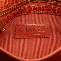 Mini CC Quilted Caviar Messenger Single Flap