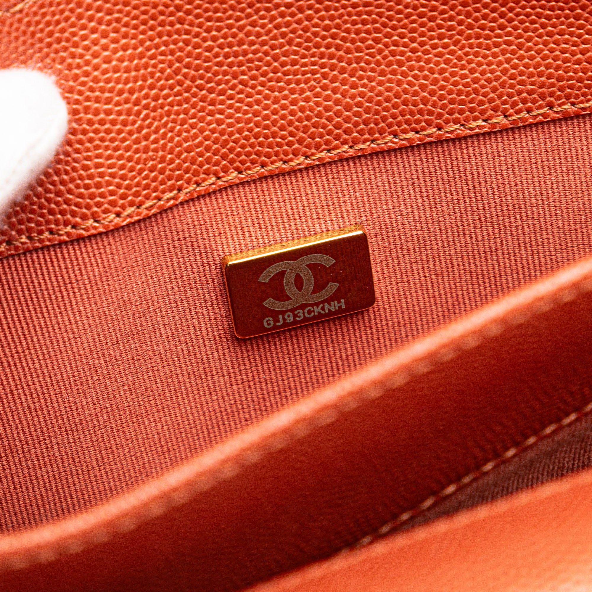 Mini CC Quilted Caviar Messenger Single Flap