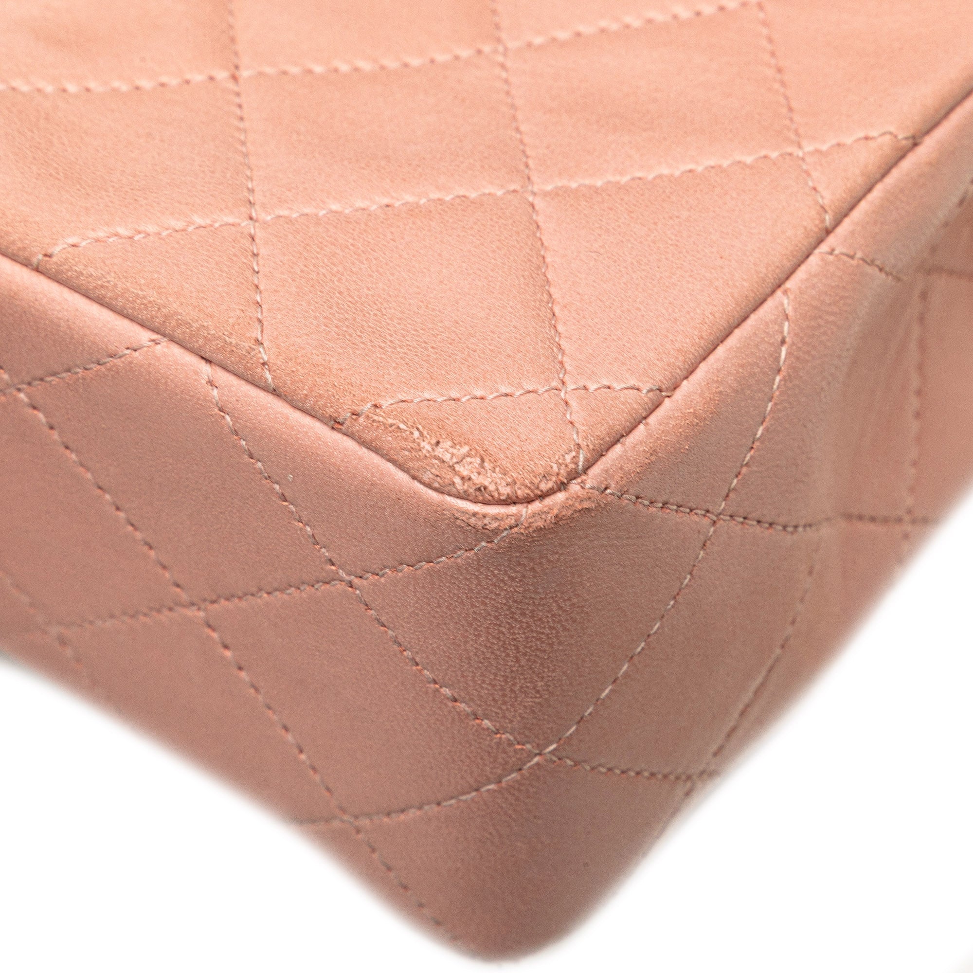 Mini Square Classic Lambskin Single Flap