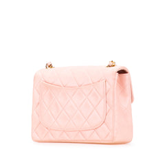 Mini Square Classic Lambskin Single Flap