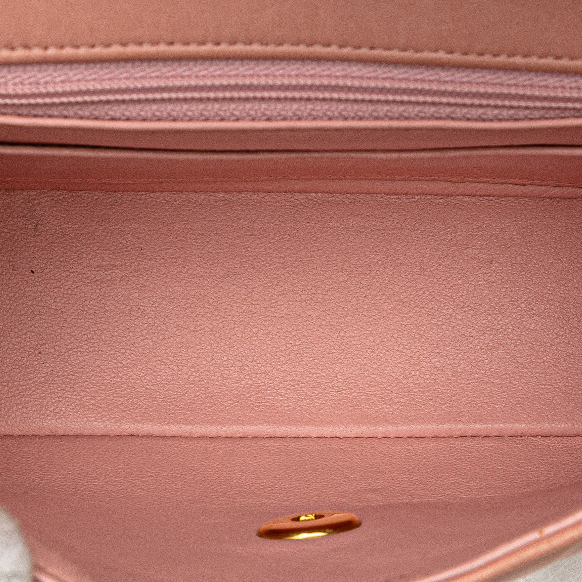 Mini Square Classic Lambskin Single Flap