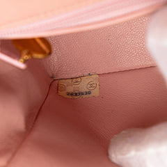 Mini Square Classic Lambskin Single Flap