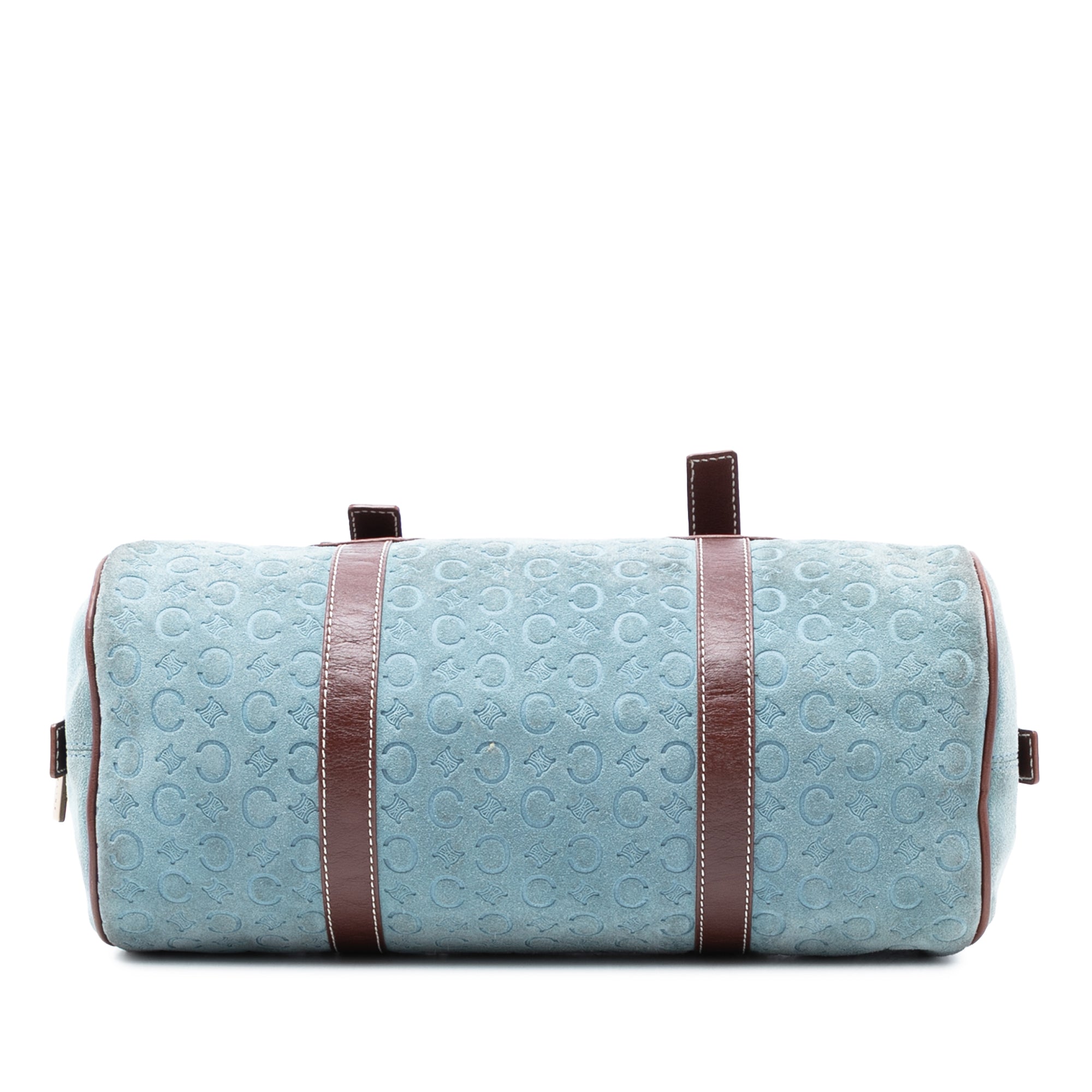 C Macadam Suede Shoulder Bag