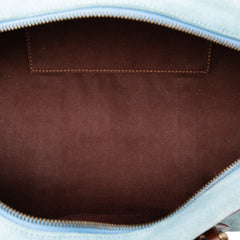 C Macadam Suede Shoulder Bag