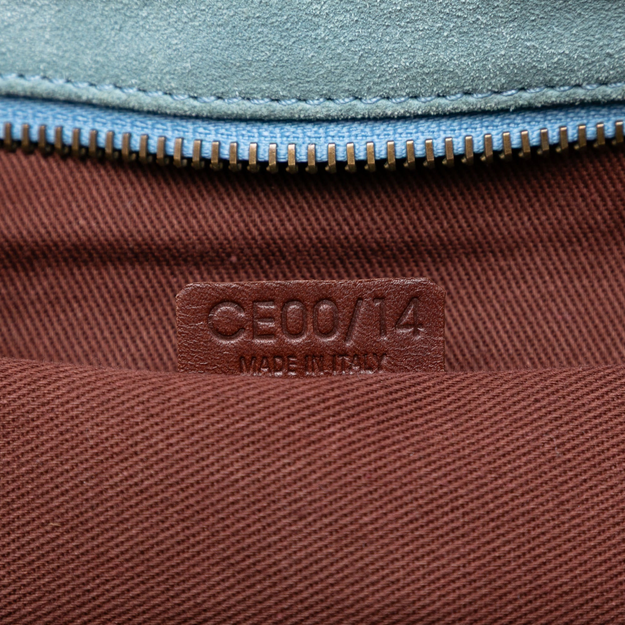 C Macadam Suede Shoulder Bag