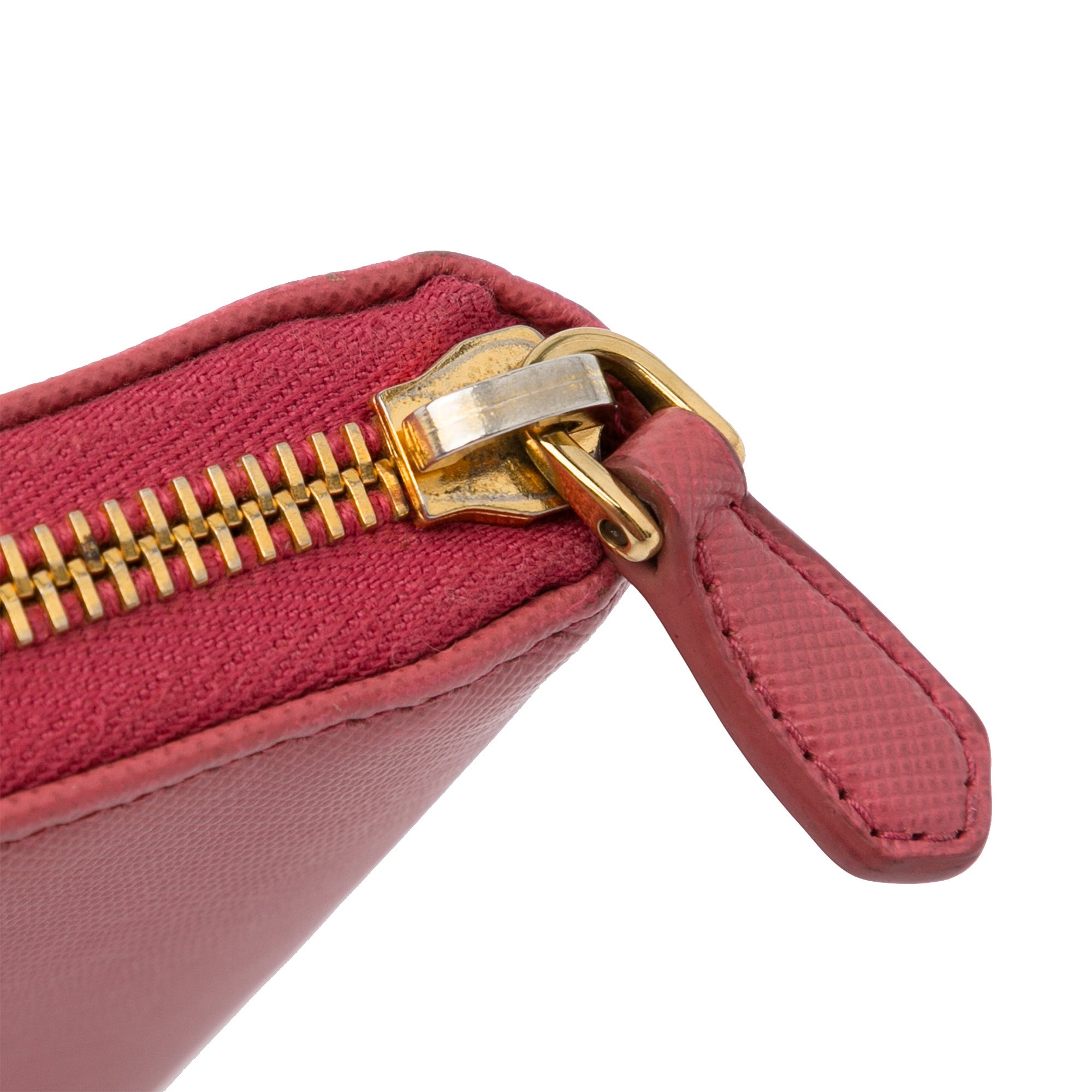 Saffiano Zip Around Long Wallet
