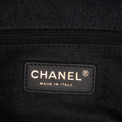 Mini Rectangular Quilted Denim Mood Flap