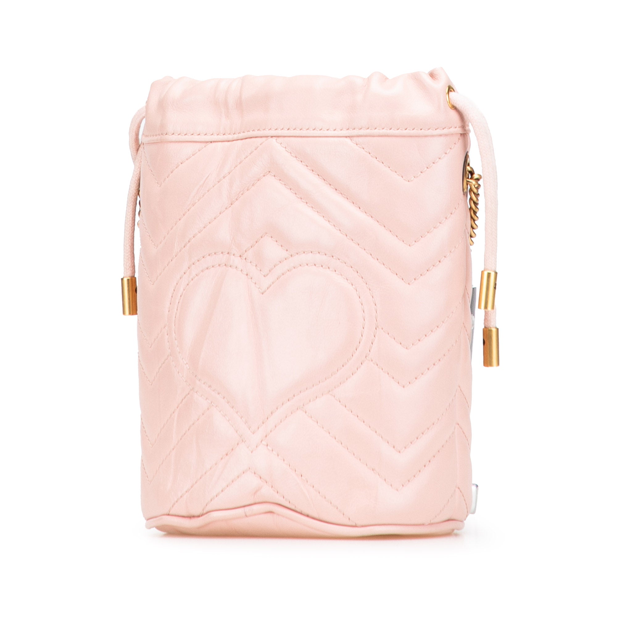 Small GG Marmont Leather Matelasse Bucket Bag