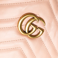 Small GG Marmont Leather Matelasse Bucket Bag