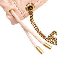 Small GG Marmont Leather Matelasse Bucket Bag