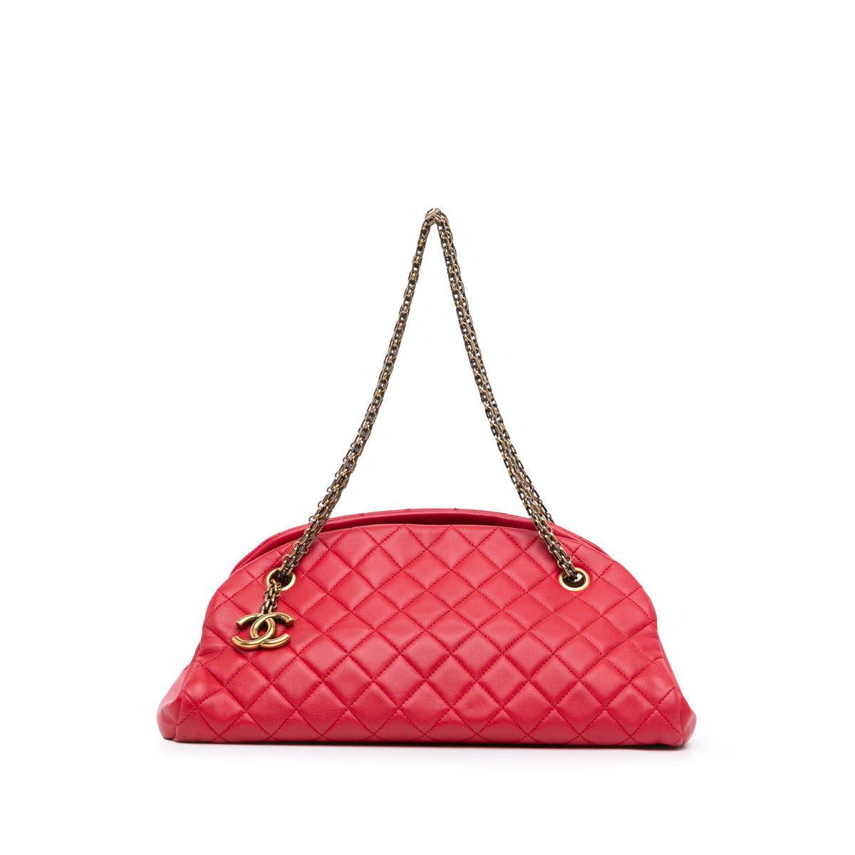 Medium Lambskin Just Mademoiselle Shoulder Bag