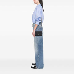 CC Lace Overlay Goatskin Wallet On Chain