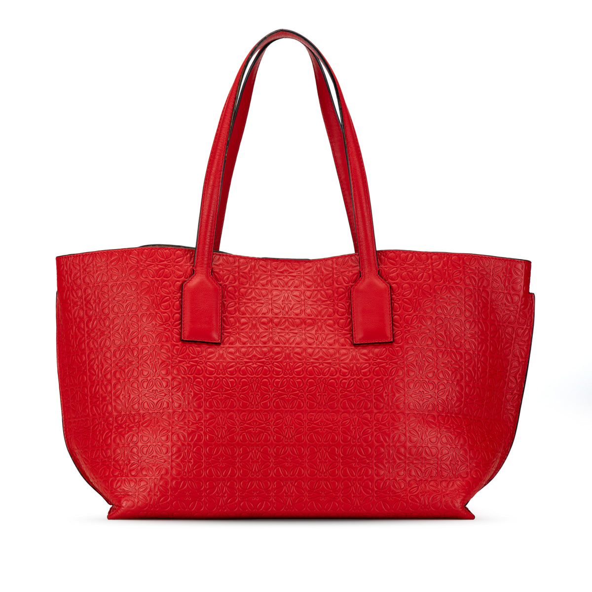 Embossed Anagram T Shopper Tote